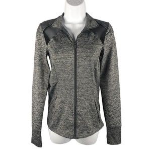 FOREVER 21 Active Zip-Up  Sz XS Gray Jacket